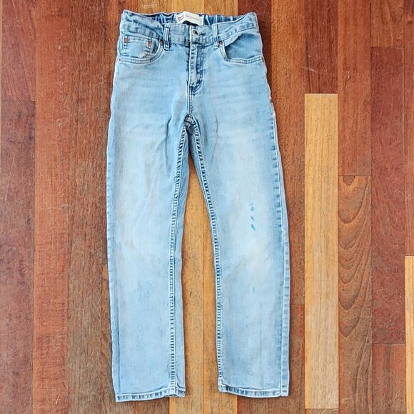 Levi's Boys Light Wash 514 Straight Jeans Size 12 Regular - Picture 2 of 15